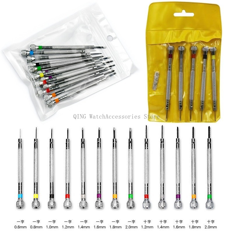 13Pcs 0.6mm-2.0mm Watch Repair - Watchmaker Screwdriver recension och pris