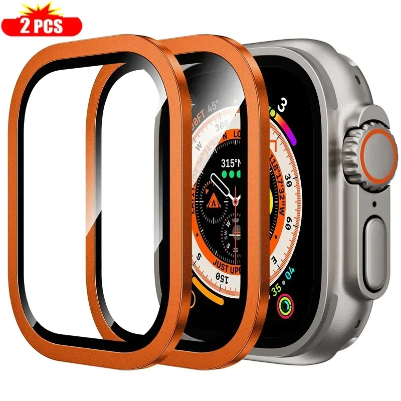 2PCS Titanium Metal Frame for  - Apple Watch Band recension och pris