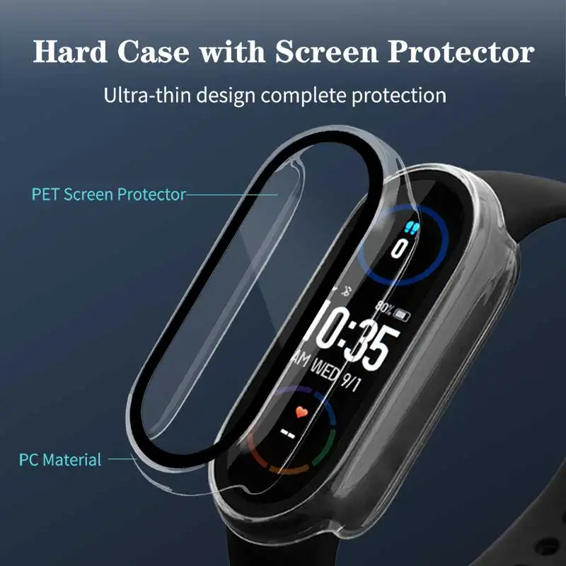 Tempered Glass+PC Case For Xia - Smartwatch Watches Price recension och pris