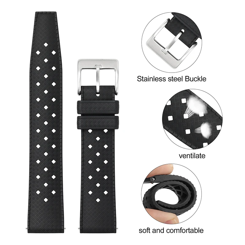 20mm 22mm Tropic Rubber Watch  - Smartwatch Casio Watches For Men recension och pris