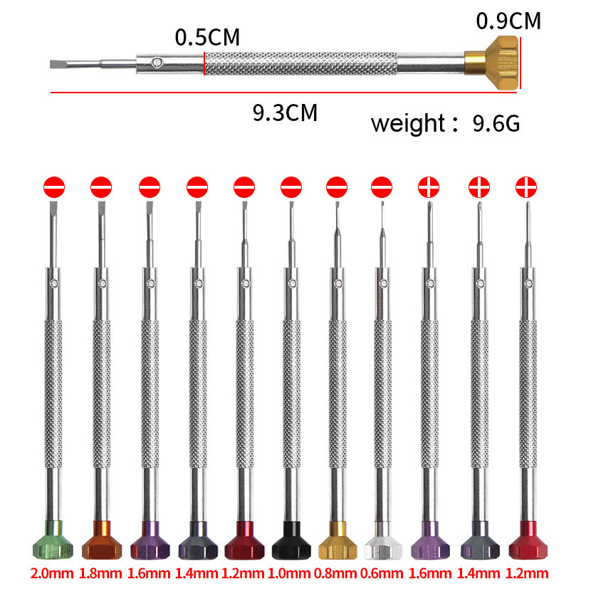 0.6-2.0mm Alloy Stainless Stee - Watchmaker Screwdriver recension och pris