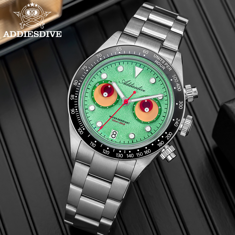 ADDIESDIVE Top Brand Men's Lum - Watch Crown Pusher recension och pris