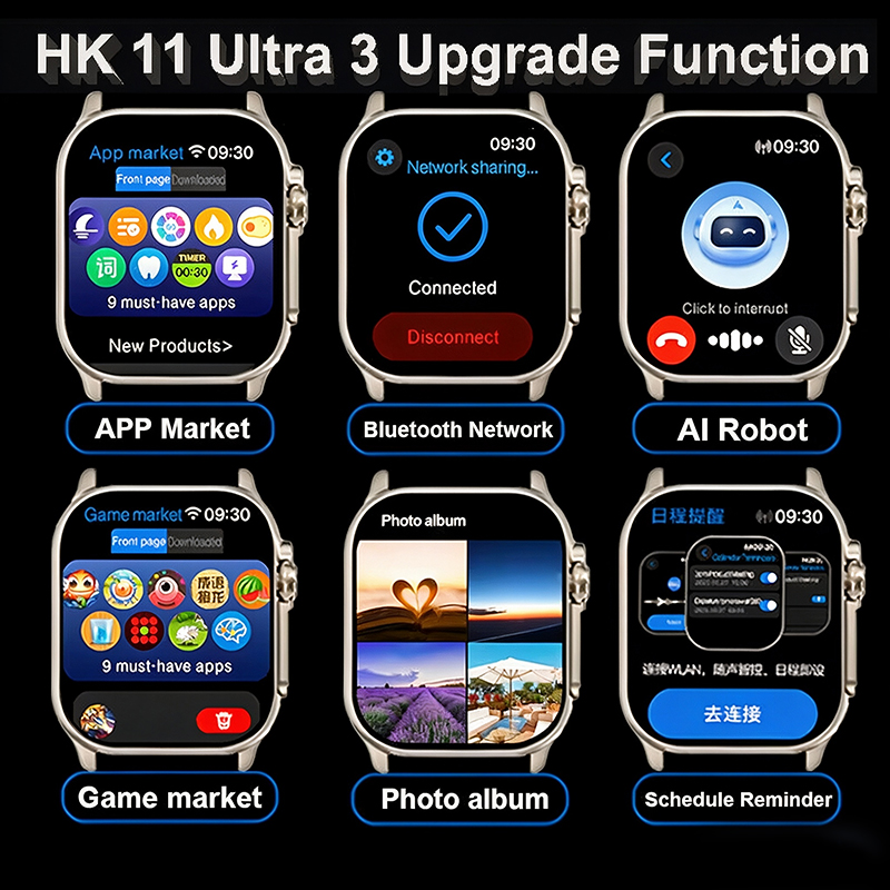 New Watch HK10 Upgrade HK11 UL - Smartwatch Watches Price recension och pris
