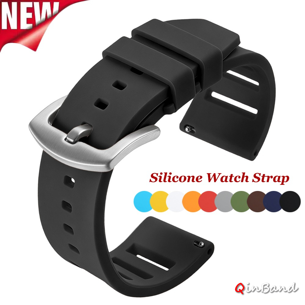20mm 22mm Silicone Rubber Watc - Seiko Watches Smartwatch recension och pris