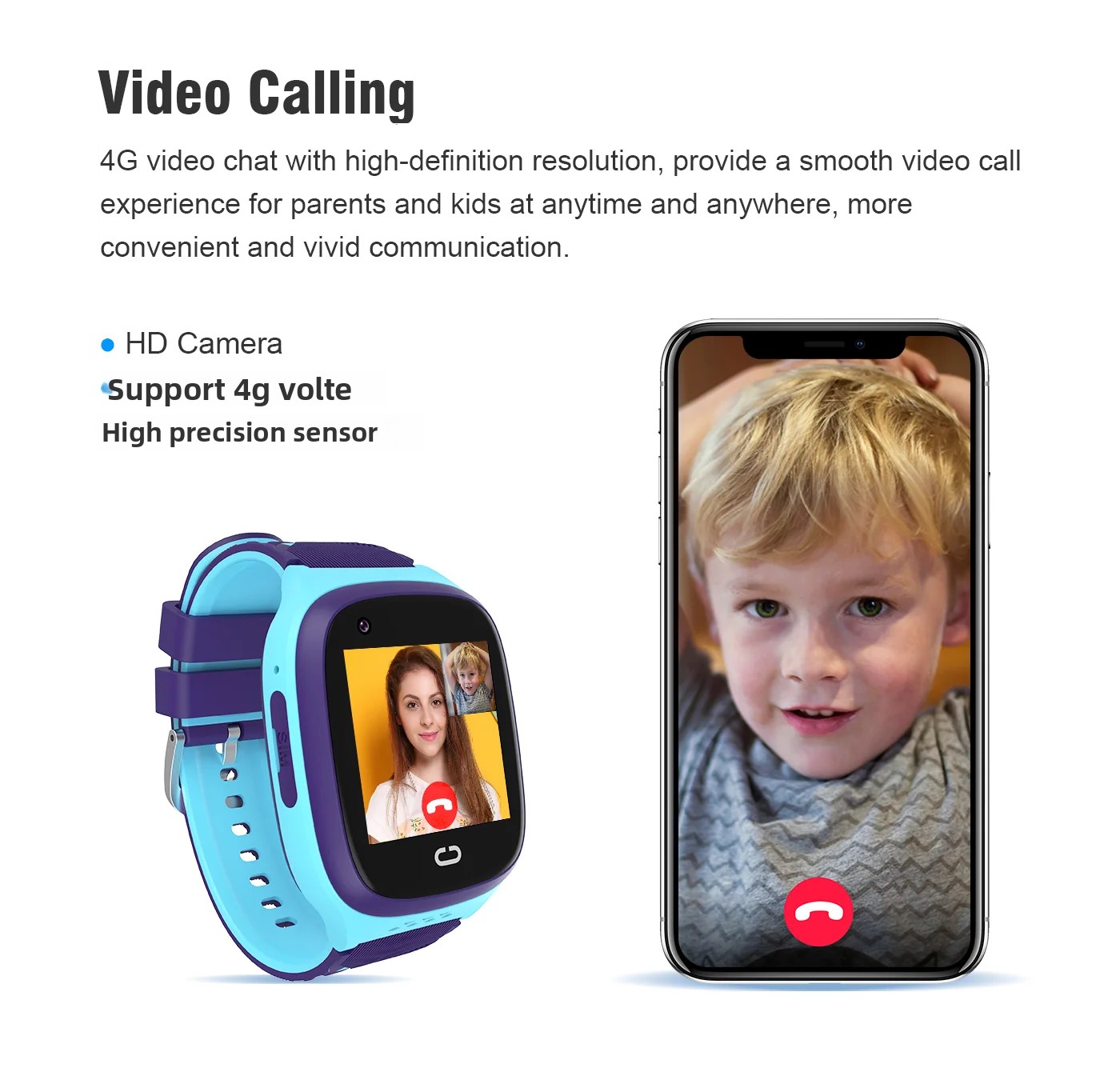 4G Kids Smartwatch SOS Waterpr - Smartwatch Watches Price recension och pris