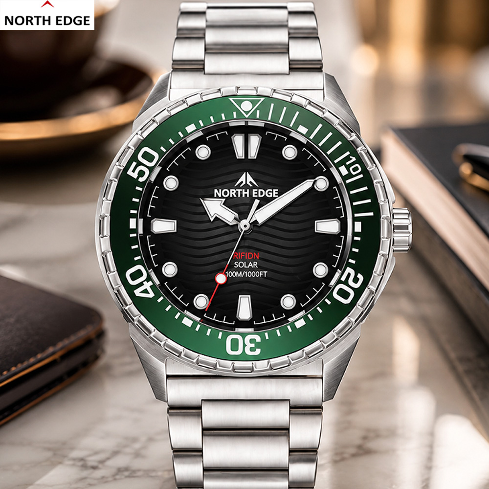 NORTH EDGE TRITON Mens Militar - Altimeter Compass Watch recension och pris