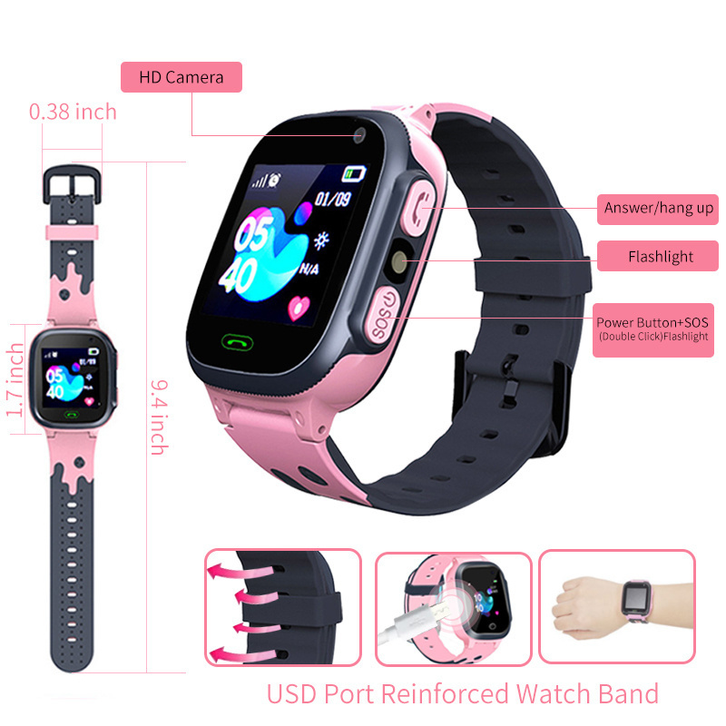 Kids Smart Watch Waterproof Sm - Smartwatch Digital Watches For Kid Boy With Alarm recension och pris