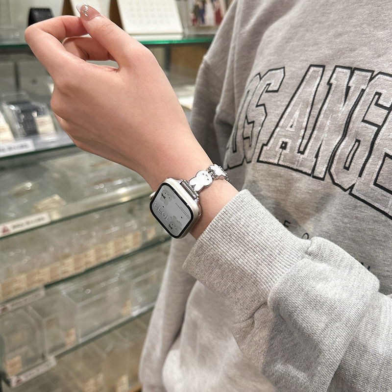 Miffy Rabbit Leather Watch Ban - Apple Watch Band recension och pris