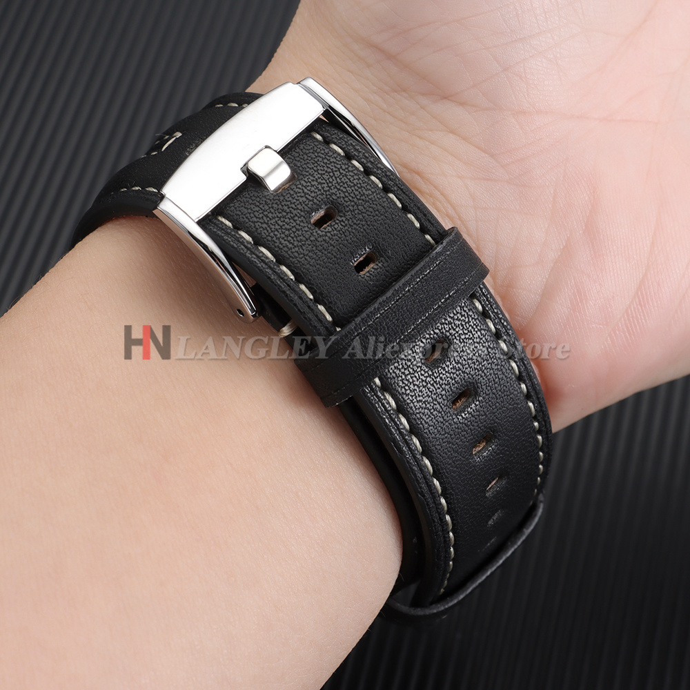 Vintage Leather Watch Band 22m - Seiko Watches Smartwatch recension och pris
