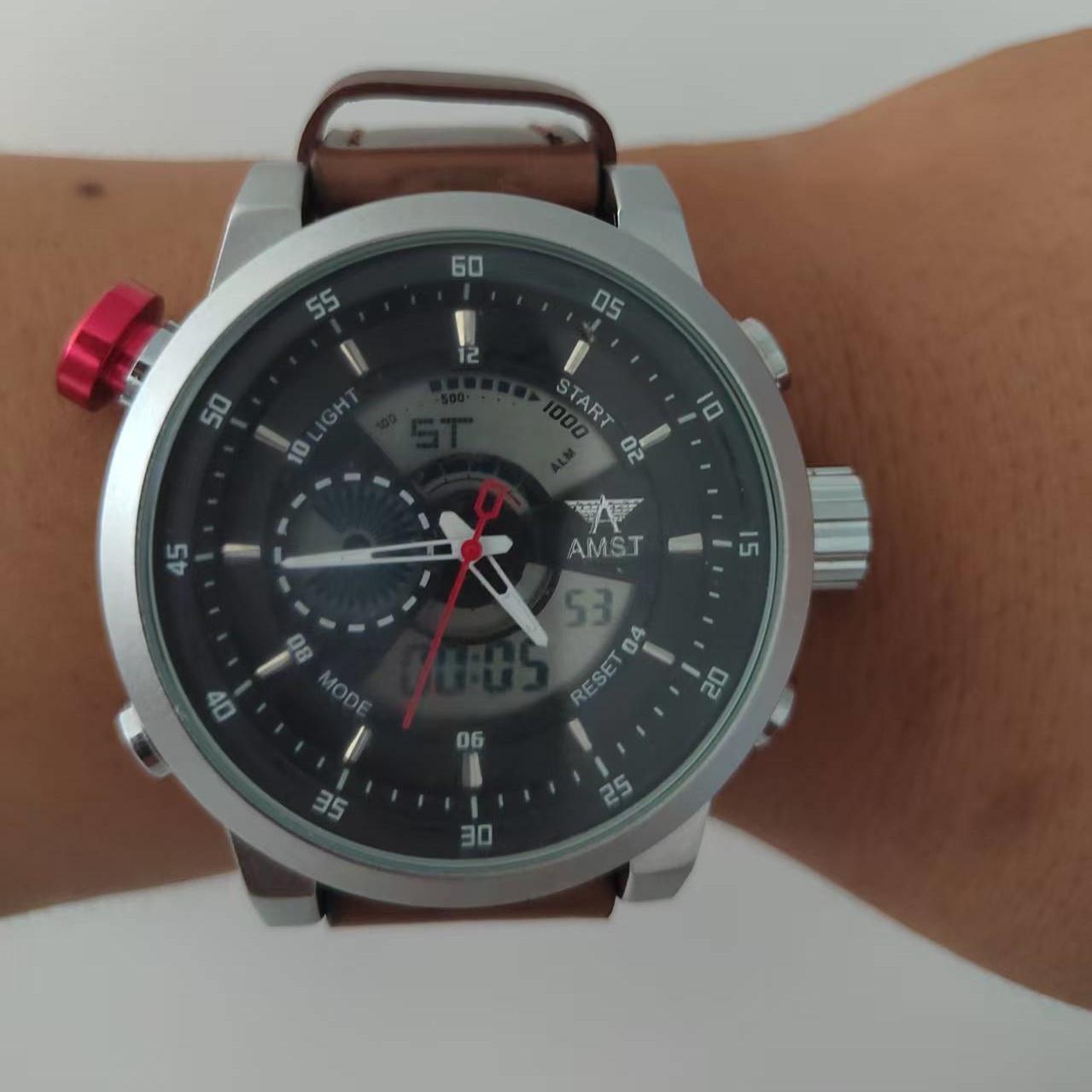 NEW AMST Luxury Brand Men's Qu - Citizen Watch Promaster recension och pris