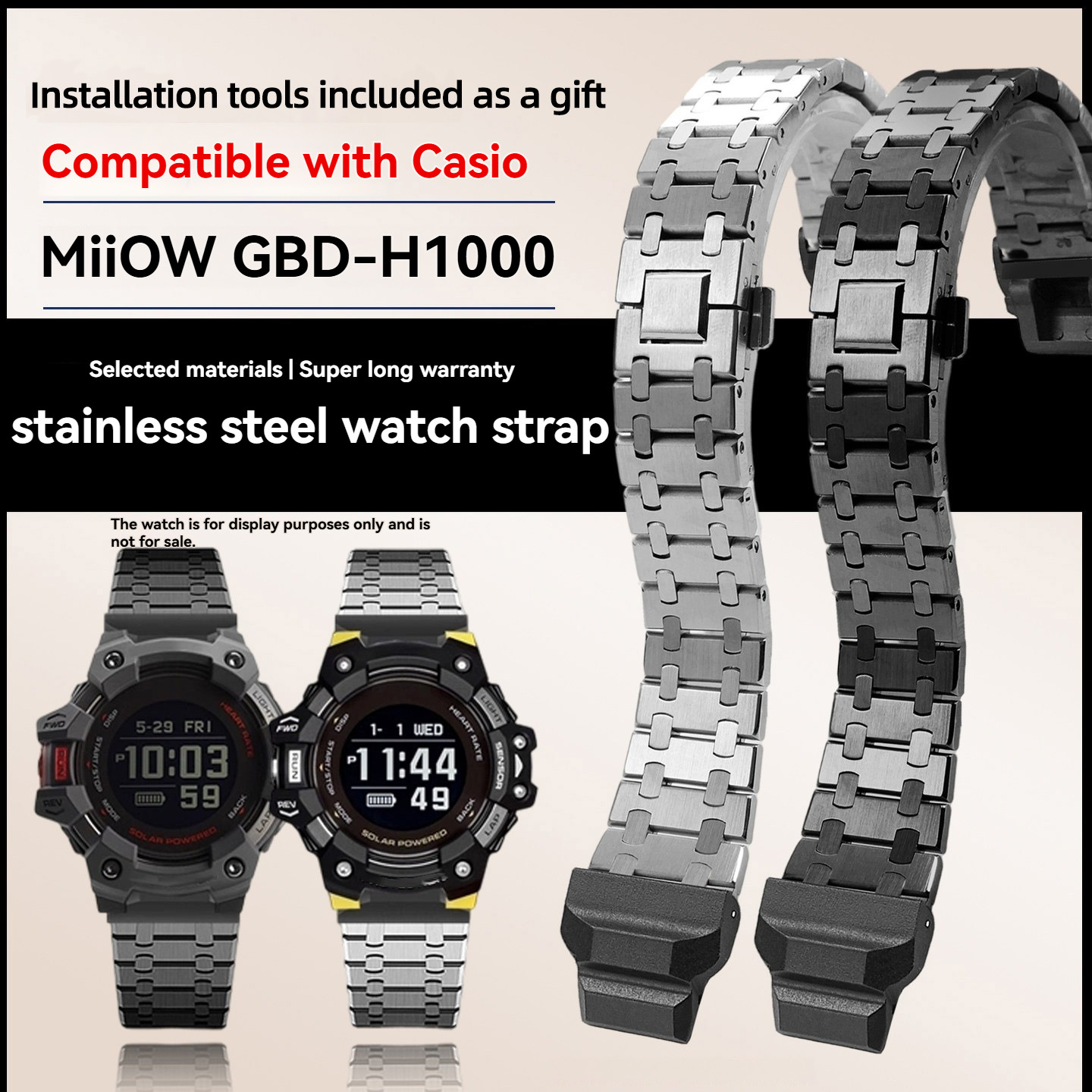 Modified metal stainless steel - Smartwatch Casio Watches For Men recension och pris