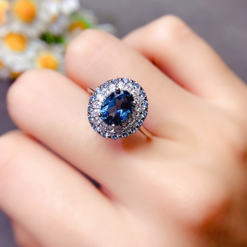 Pure London Blue Topaz Ring fo - Vs Smartwatch recension och pris