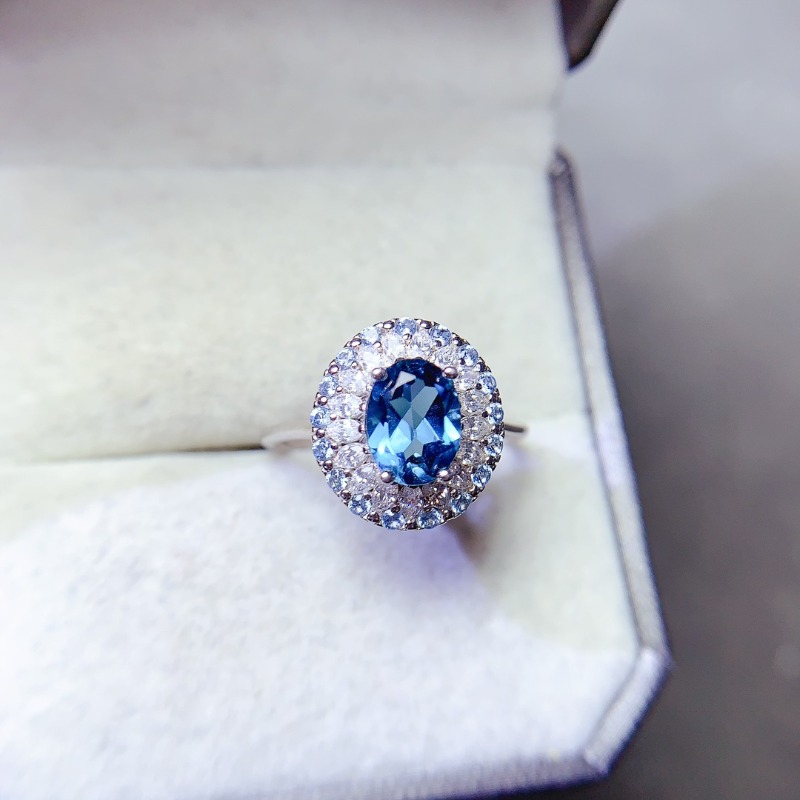 Pure London Blue Topaz Ring fo - Vs Smartwatch recension och pris