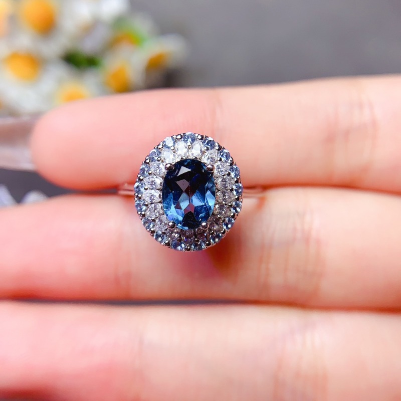 Pure London Blue Topaz Ring fo - Vs Smartwatch recension och pris
