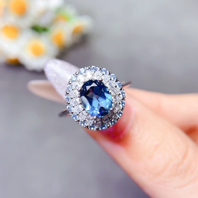 Pure London Blue Topaz Ring fo - Vs Smartwatch recension och pris