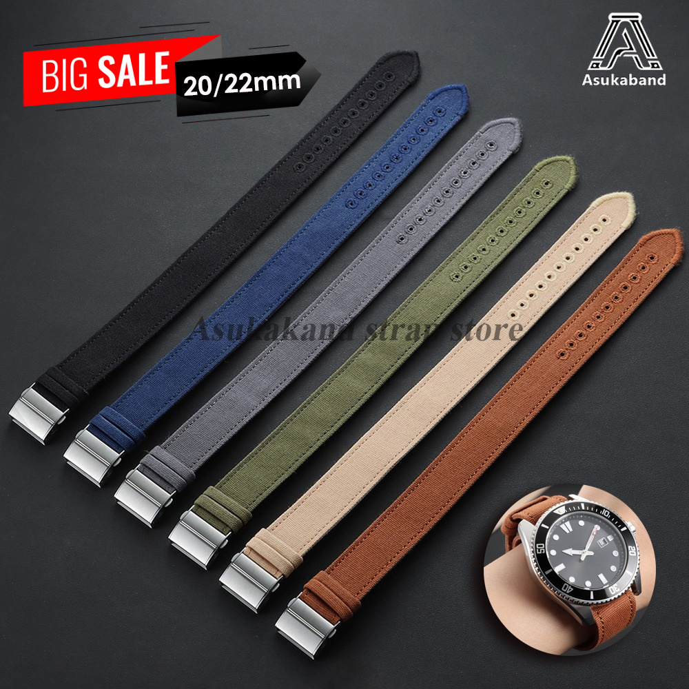 20mm 22mm Nylon Watchstrap for - Smartwatch Casio Watches For Men recension och pris